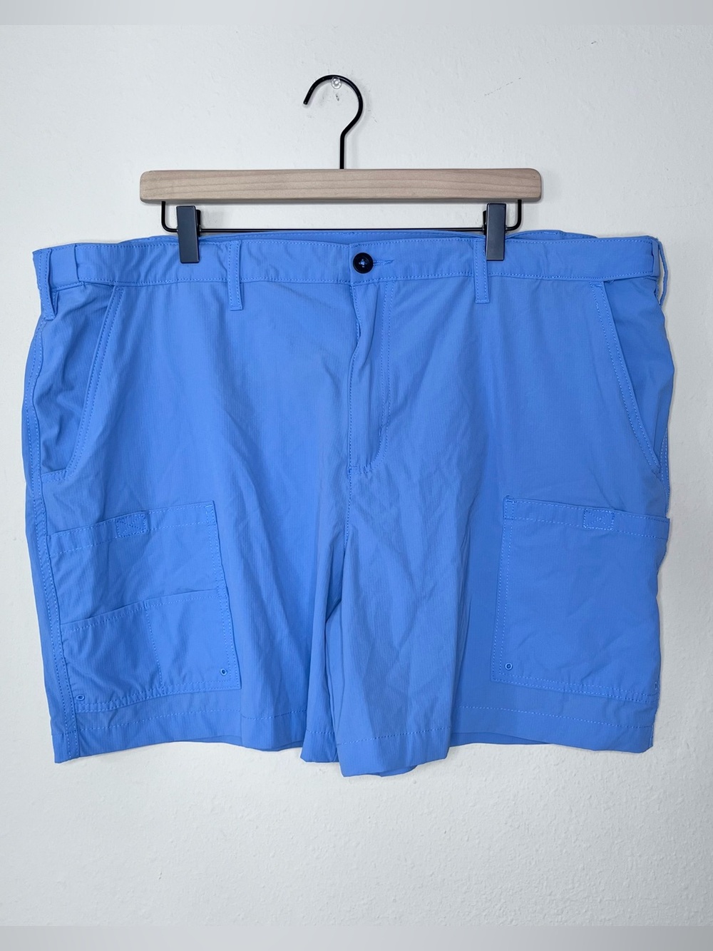 Magellan Men's Fish Gear Falcon Lake Shorts 7inch Shorts Blue Outdoor 2XL